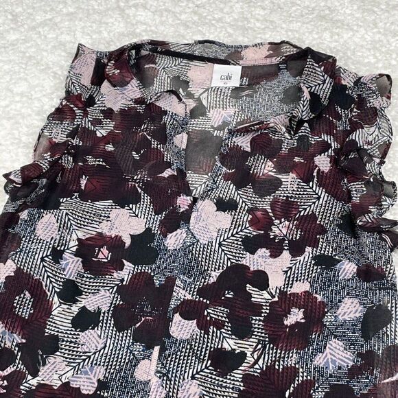 Cabi Weaver Floral Blouse Top - Picture 6 of 10
